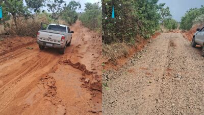 Imagem da notícia Estrada para Comunidade Santa Tereza recebe manutenção pela Prefeitura de Figueirão